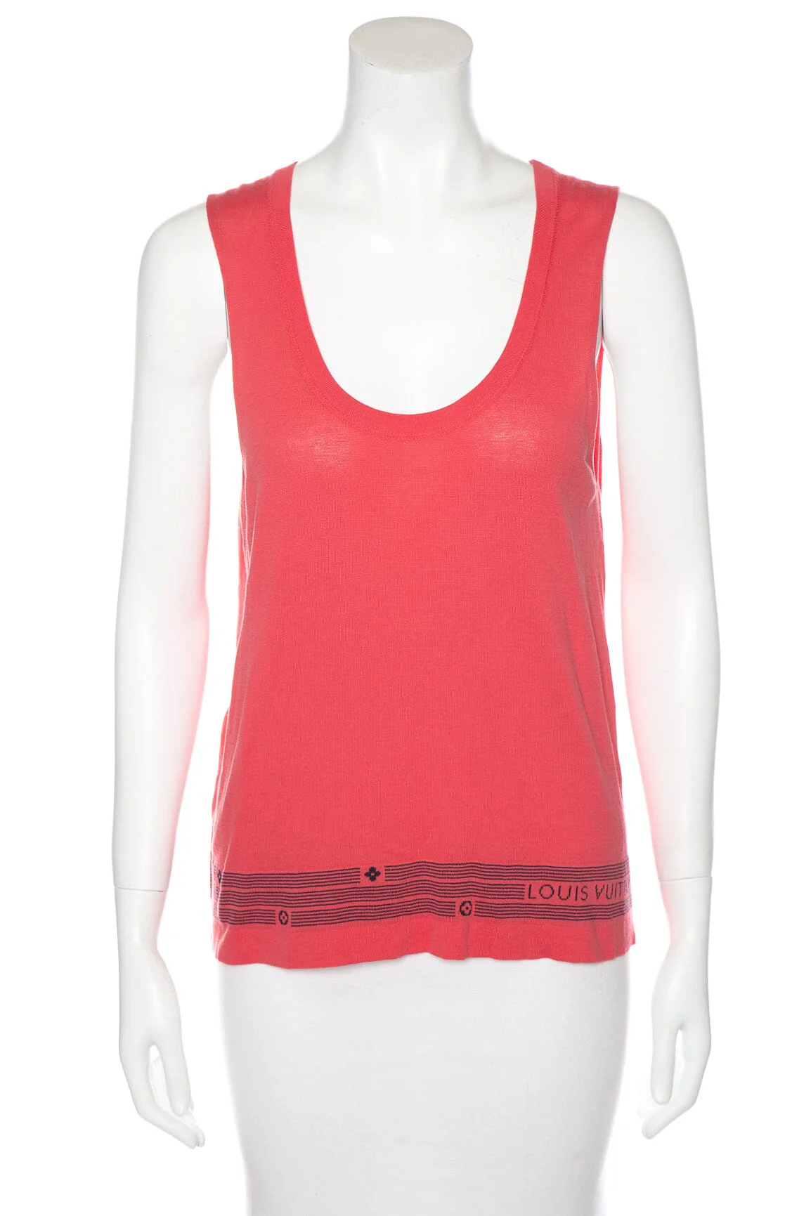 Louis Vuitton Red Cotton Tank SZ L