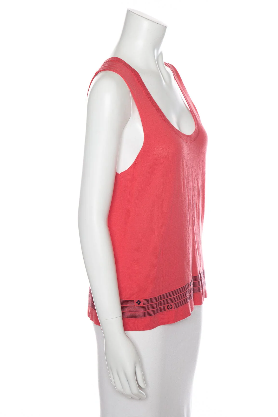 Louis Vuitton Red Cotton Tank SZ L - Image 2