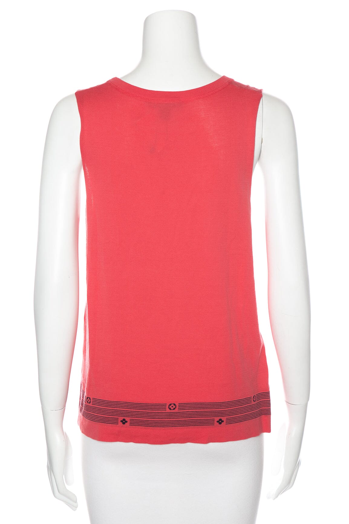 Louis Vuitton Red Cotton Tank SZ L - Image 3