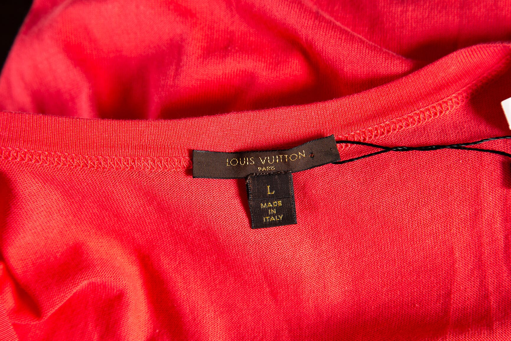 Louis Vuitton Red Cotton Tank SZ L - Image 4