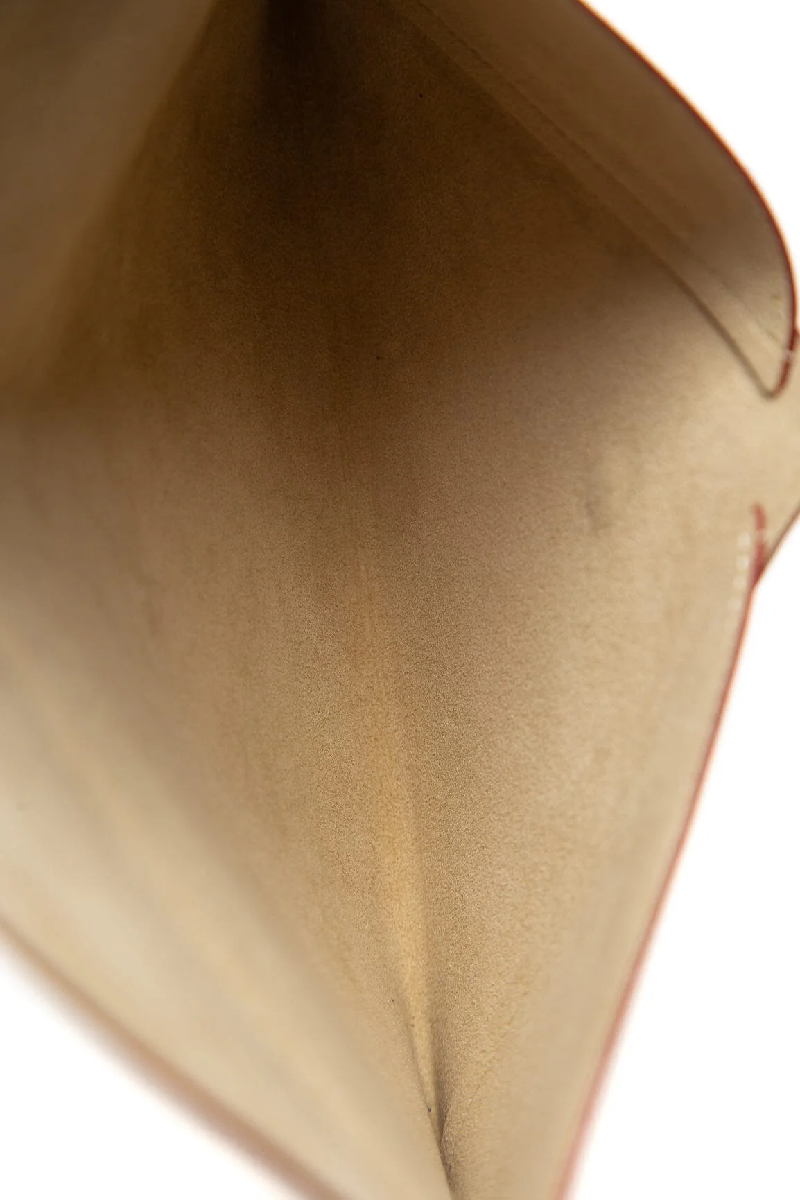 Louis Vuitton Tan Leather Envelope Pouch - Image 7