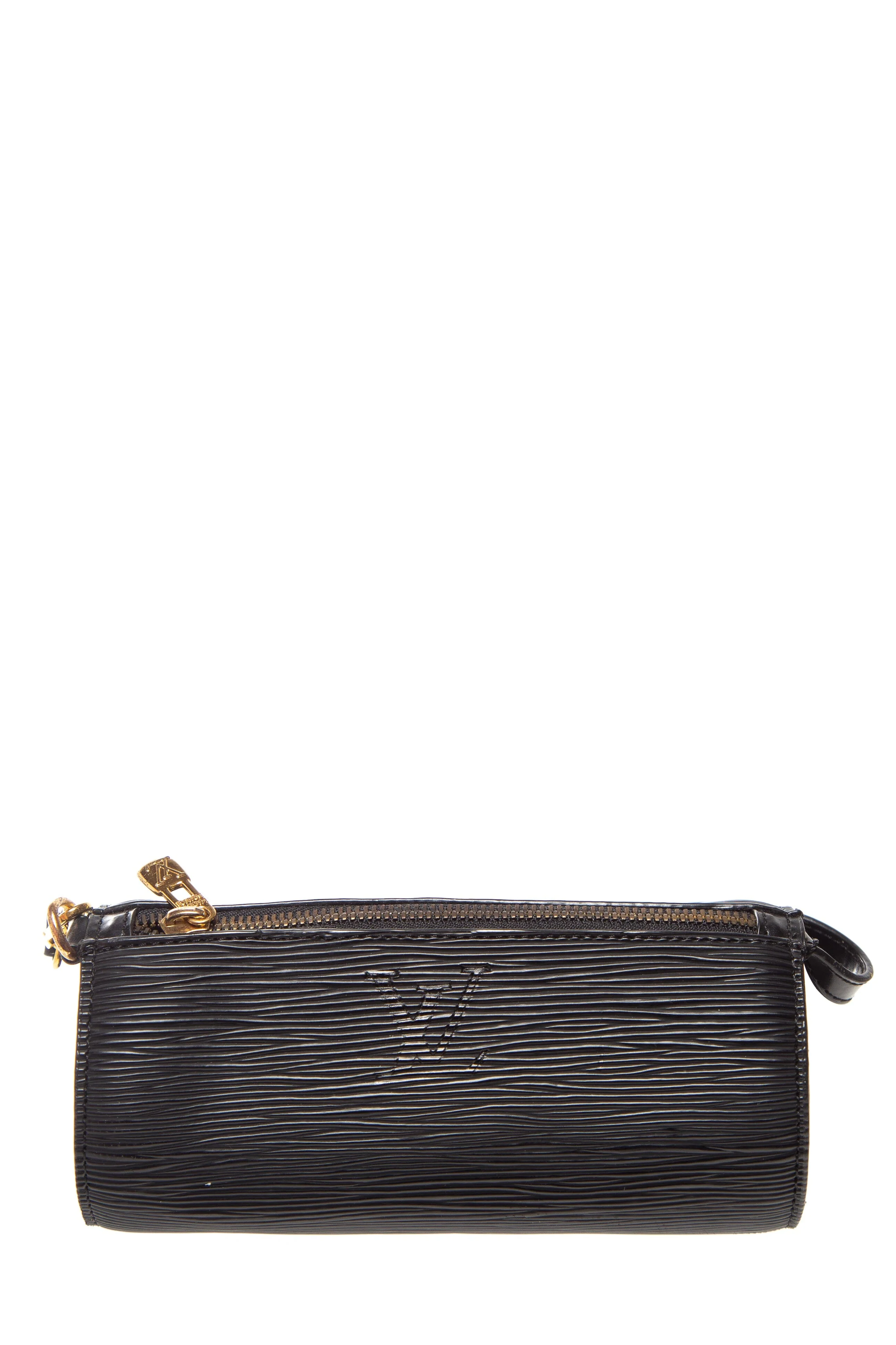 Louis Vuitton Vintage Black Epi Leather Papillion Pochette