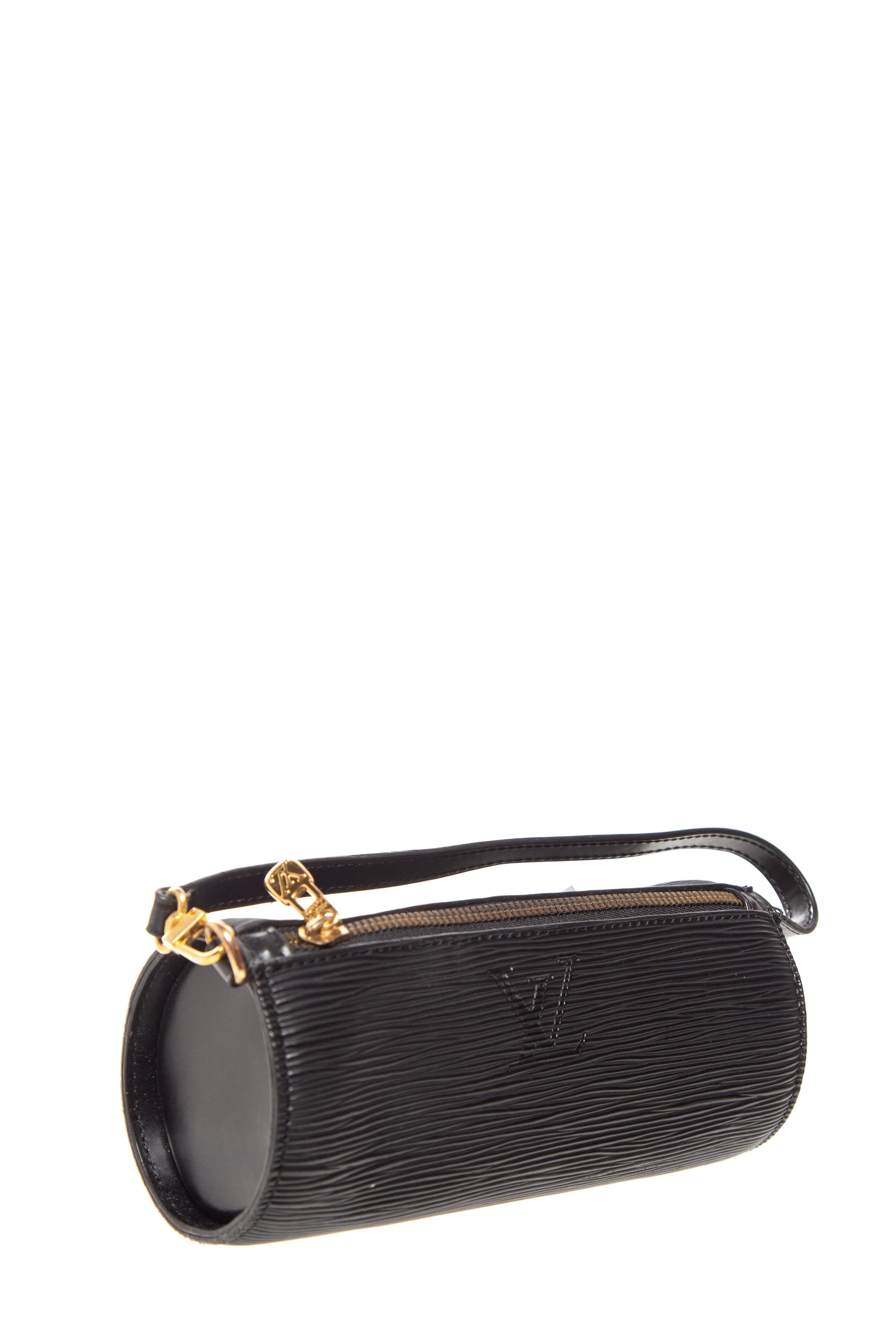 Louis Vuitton Vintage Black Epi Leather Papillion Pochette - Image 2