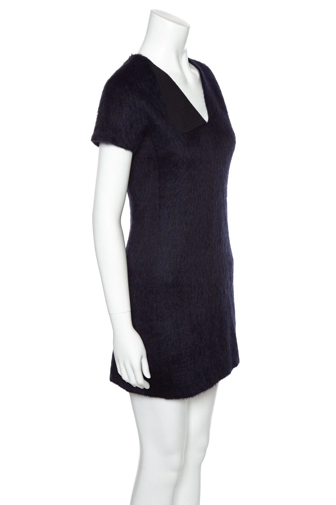 Marc Jacobs Navy Alpaca Mini Dress SZ 0 - Image 2