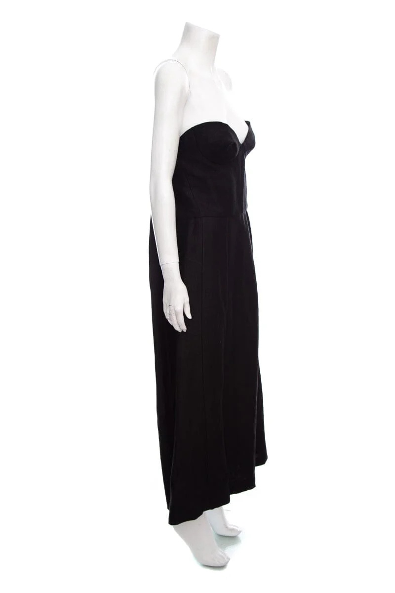 Martin Grant Black Strapless Corset Style Top Dress SZ 38 NWT - Image 2
