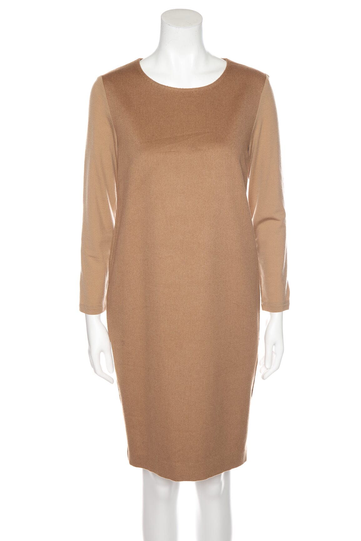 Max Mara Camel Shift Dress SZ M