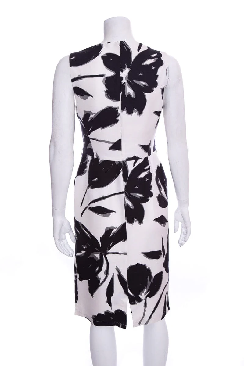Michael Kors Collection Floral Sleeveless Dress SZ 4 - Image 3