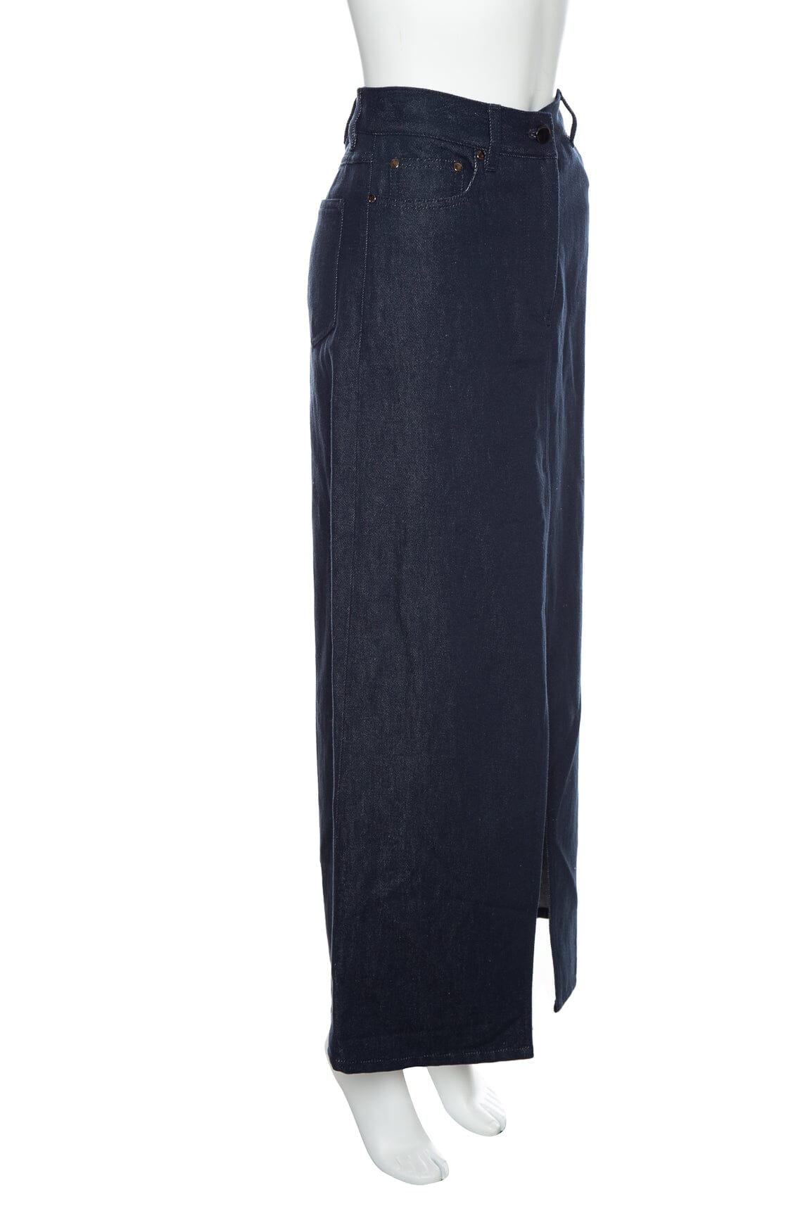 Michael Kors Collection Indigo Denim Skirt SZ 2 NWT - Image 2