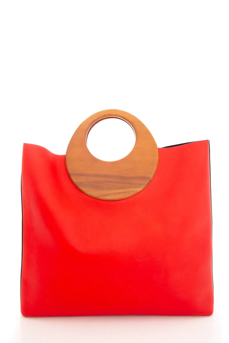 Michael Kors Collection Red Summer Sunset Tote - Image 3