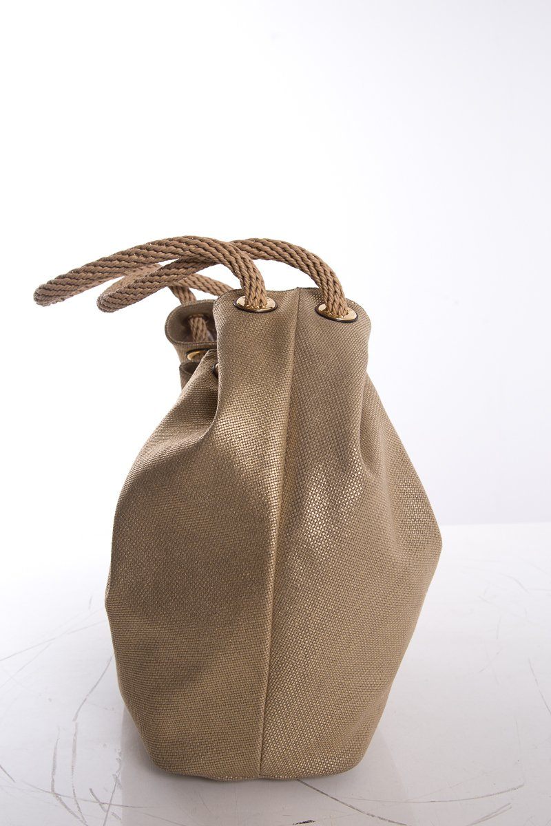 Michael Kors Gold Glitter Beach Hobo Shoulder Bag - Image 5