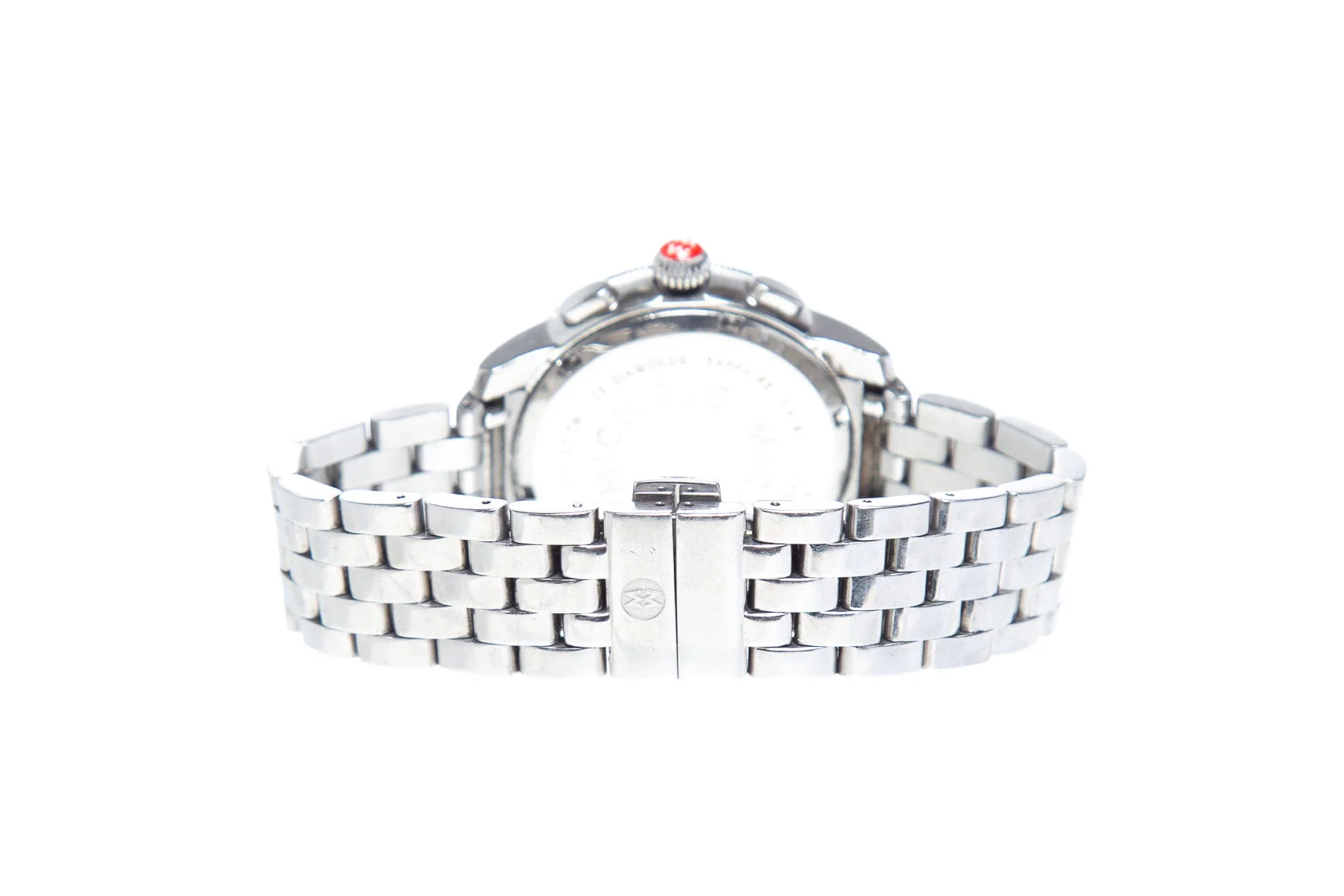 Michele Silver Stainless Steel Uptown Watch - Image 4