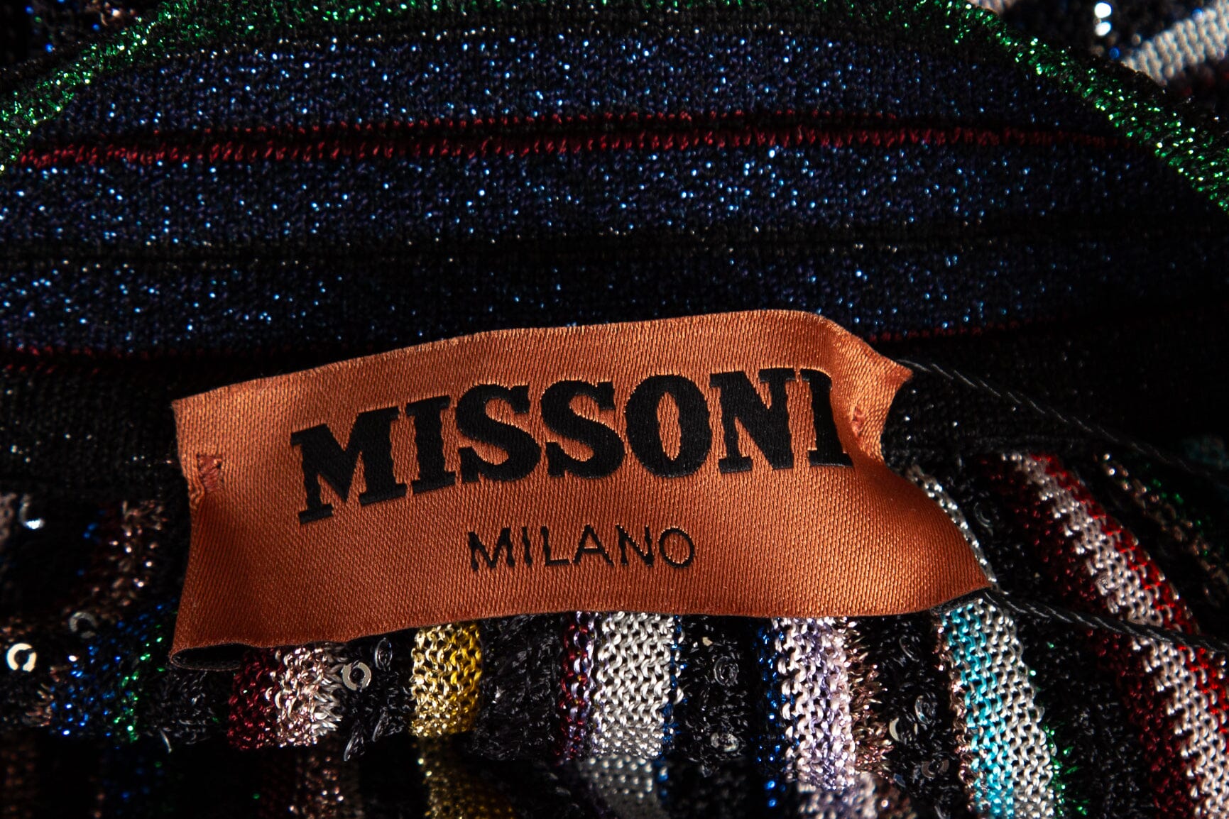 Missoni Black and Mutli Sequins Pants SZ 38 - Image 4