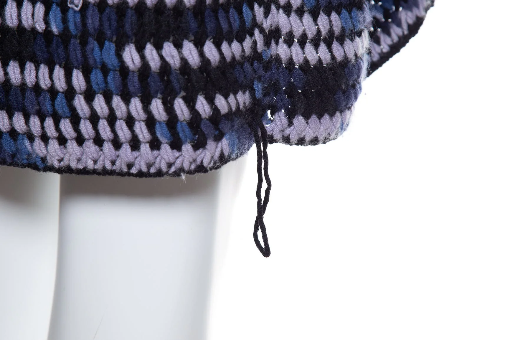 Missoni Navy Thick Knit Long Vest SZ 40 - Image 4