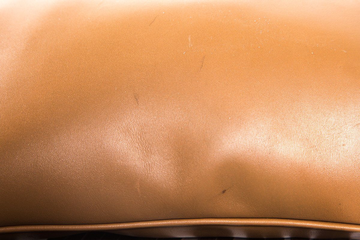 Miu Miu Light Brown Fringe Detail Leather Wristlet Clutch - Image 7