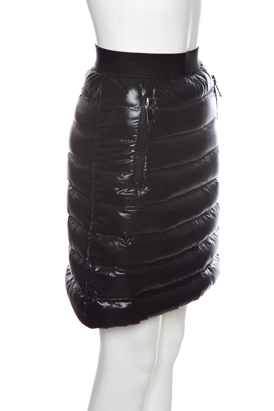 Moncler Black Mini Puffer Skirt SZ 38 - Image 2