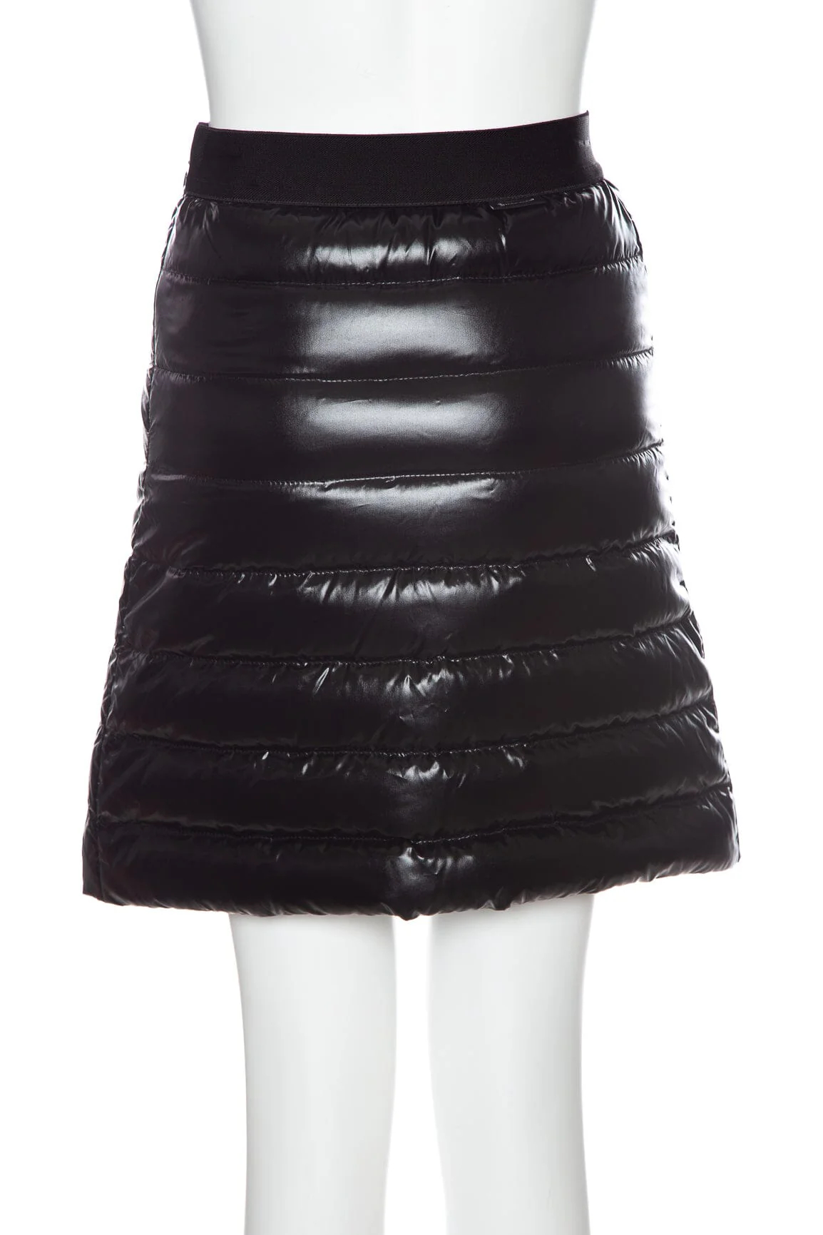 Moncler Black Mini Puffer Skirt SZ 38 - Image 3