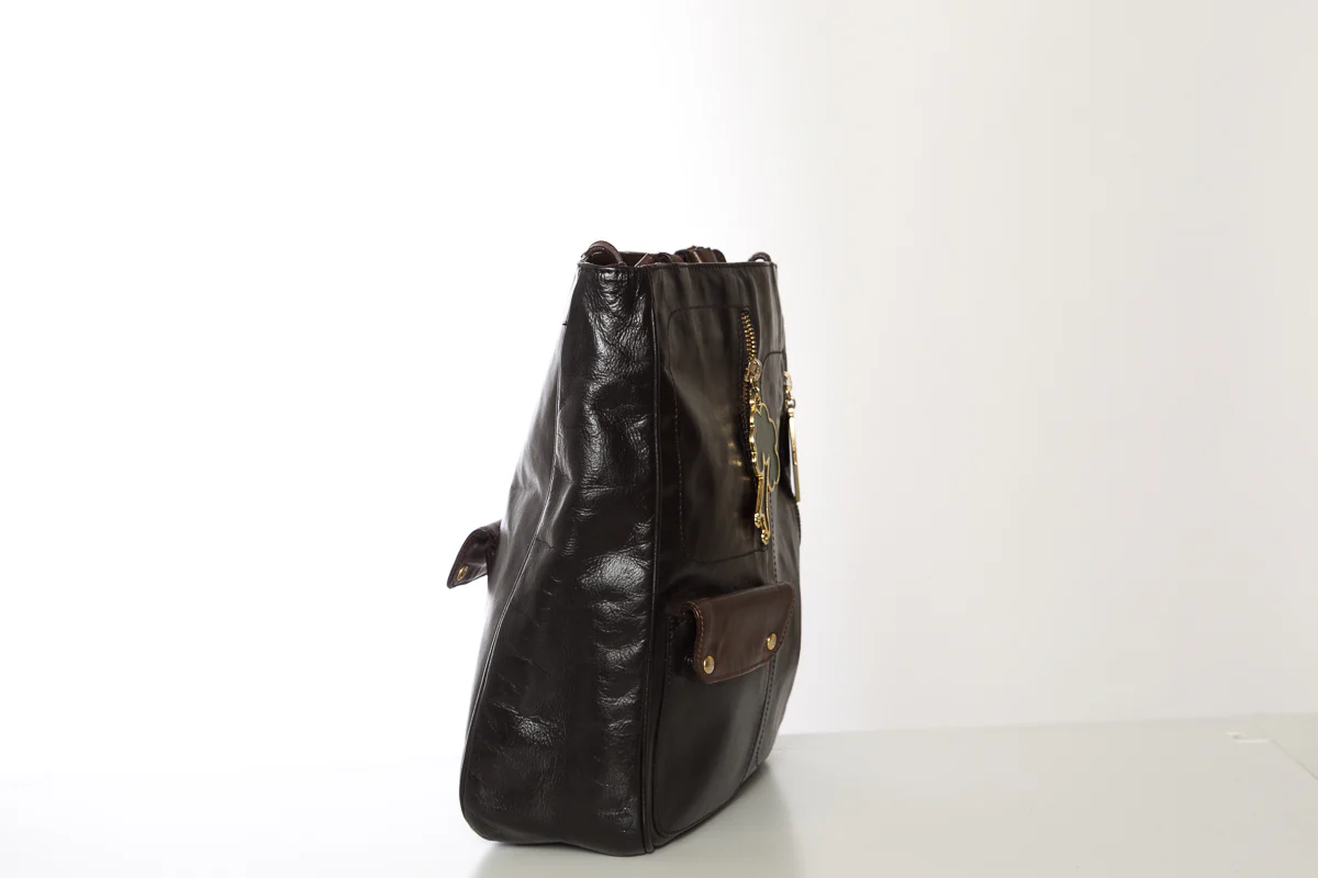 Moschino Black & Brown Handbag - Image 3