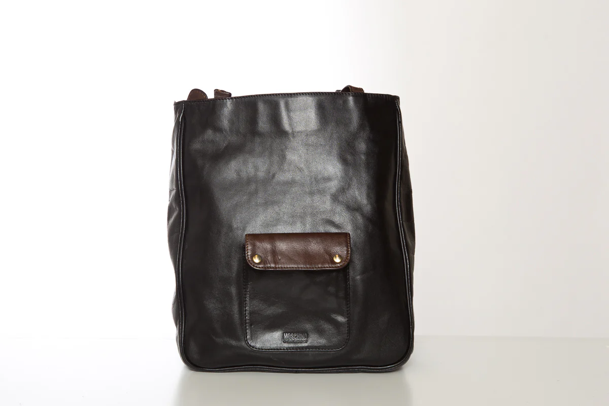 Moschino Black & Brown Handbag - Image 5