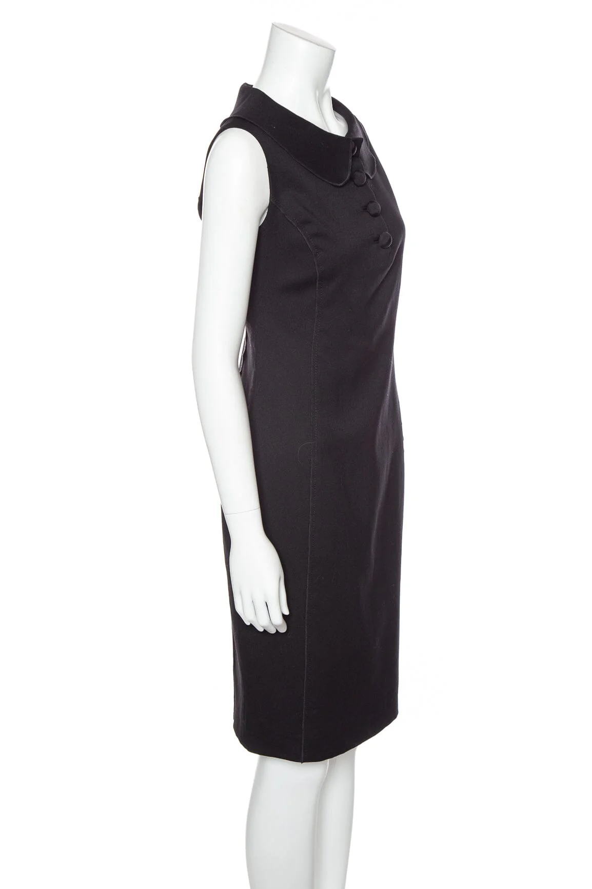 Moschino Black Sleeveless Dress SZ M - Image 2