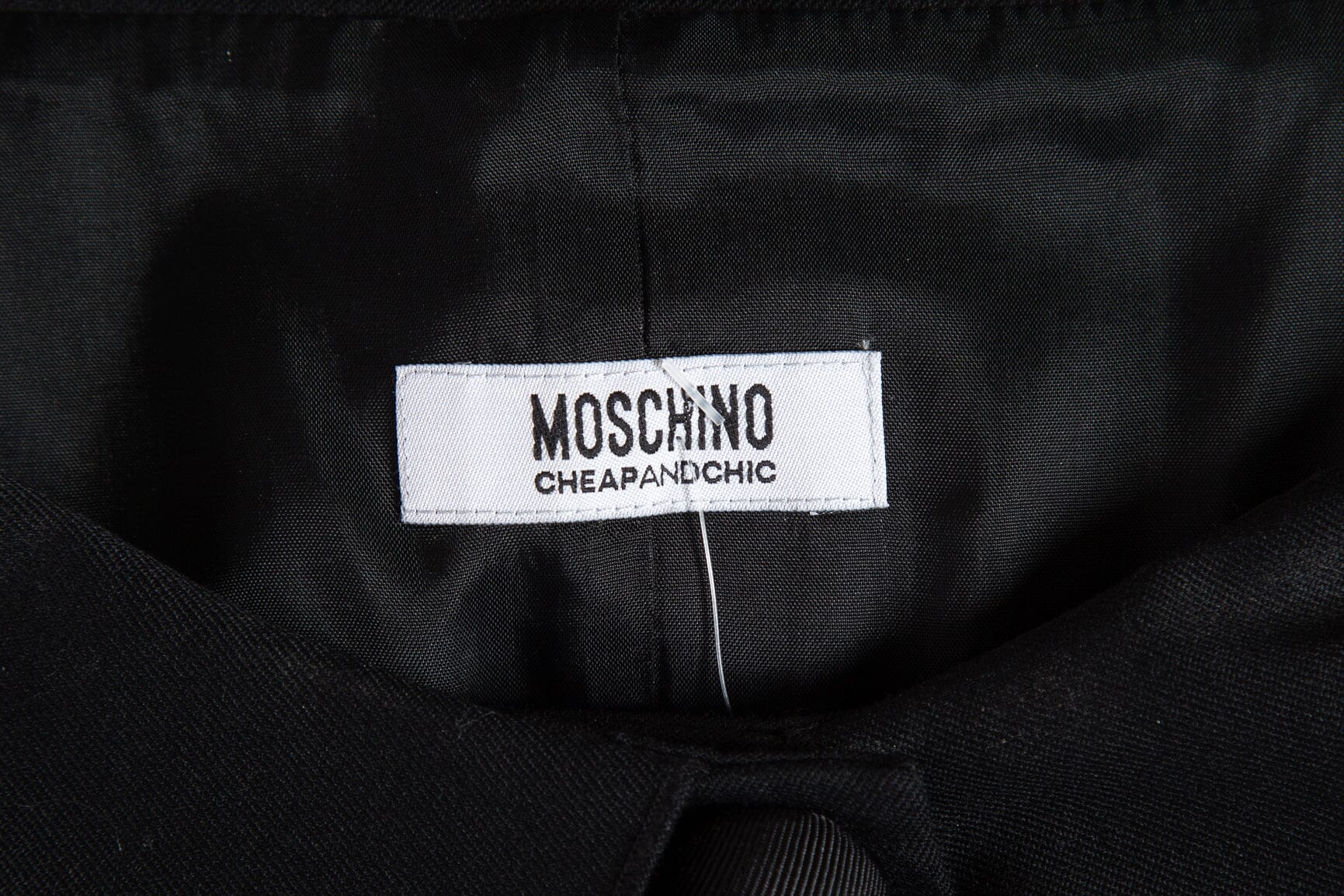 Moschino Black Sleeveless Dress SZ M - Image 4