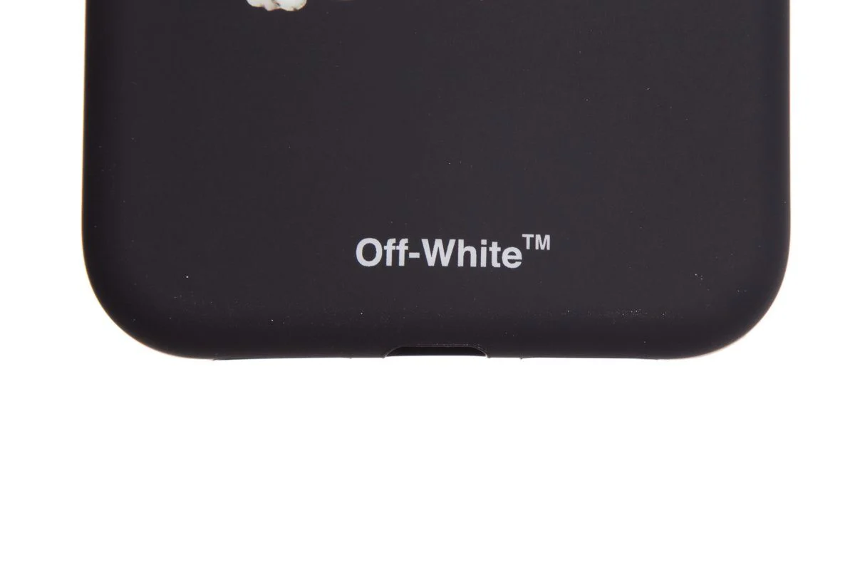 Off White Black Floral iPhone XR Case - Image 5