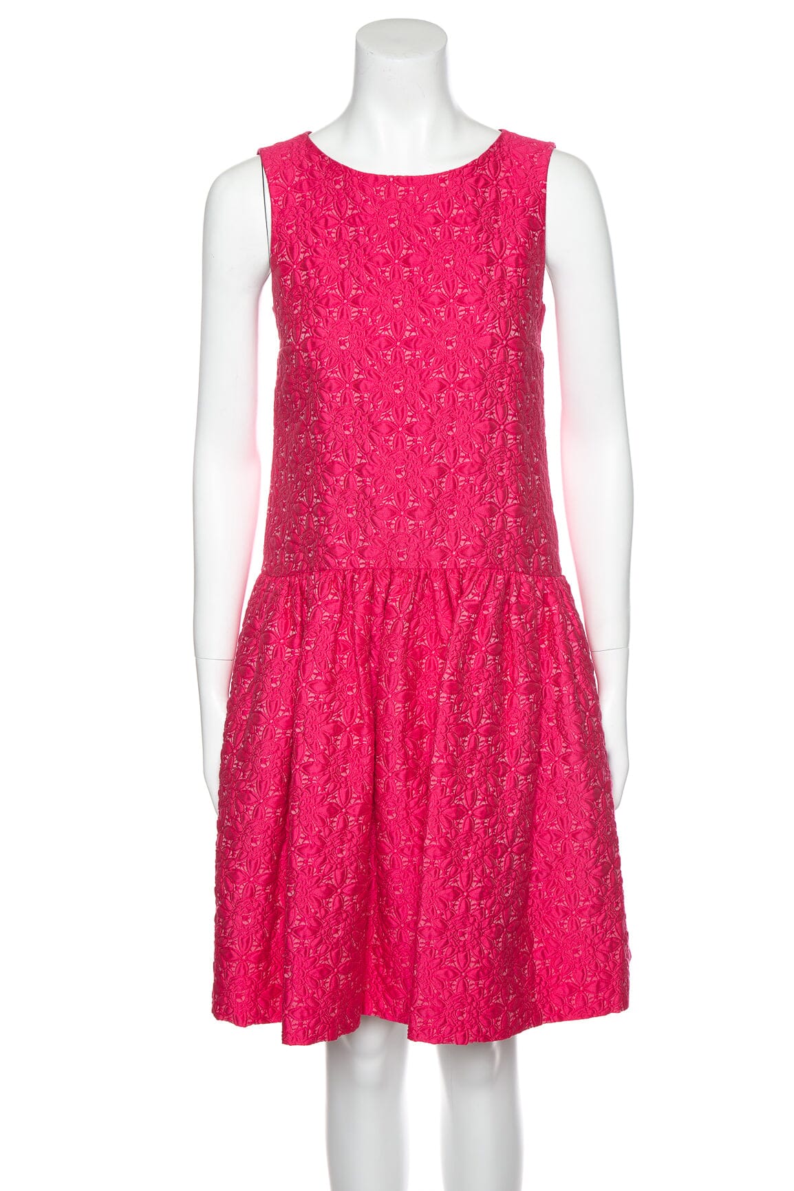 Oscar de la Renta Pink Brocade Dress SZ 0