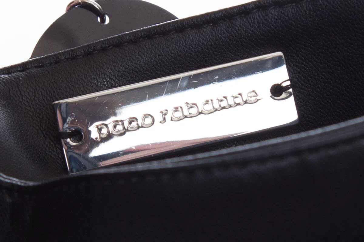 Paco Rabanne Black Sparkle Shoulder Handbag - Image 5