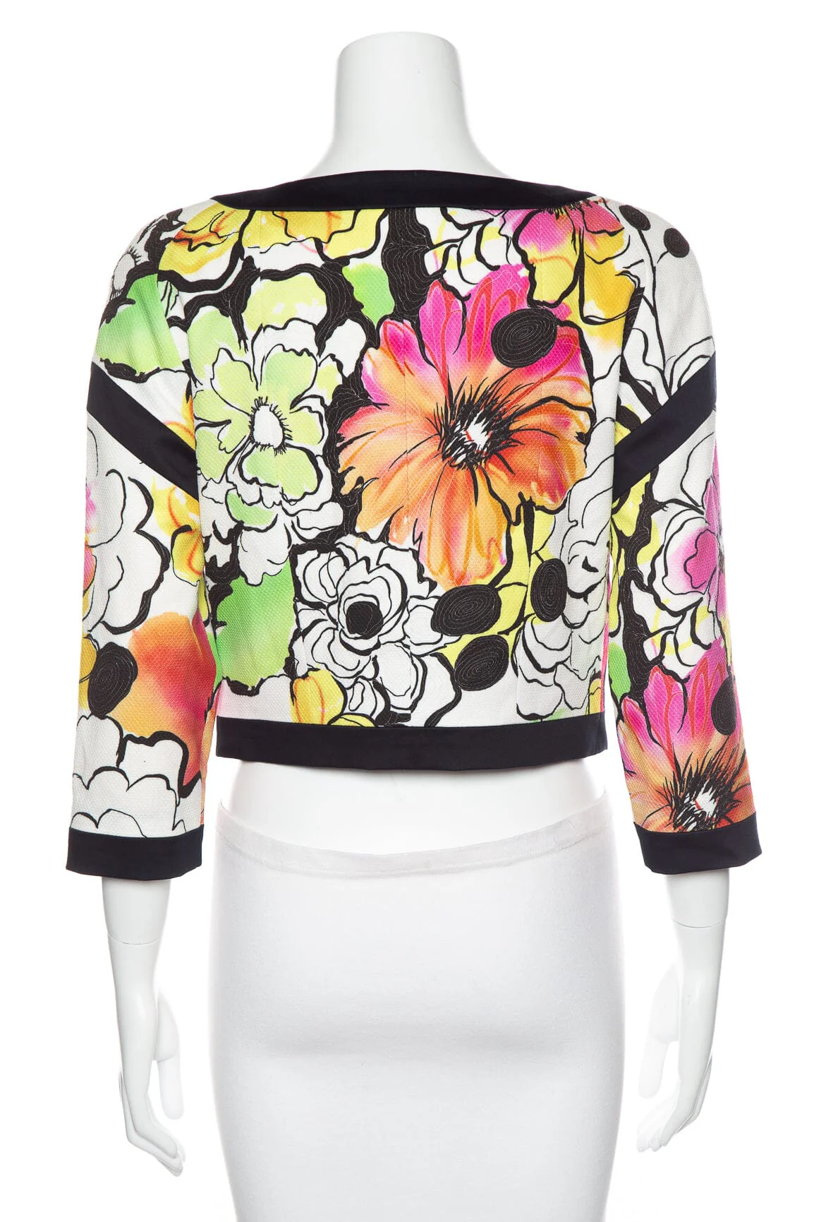 Peggy Jennings Multicolor Floral Zip Up Jacket SZ 4 NWT - Image 3