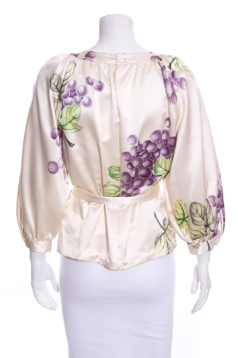 Posey Shanghai Floral Blouse SZ 4 - Image 3