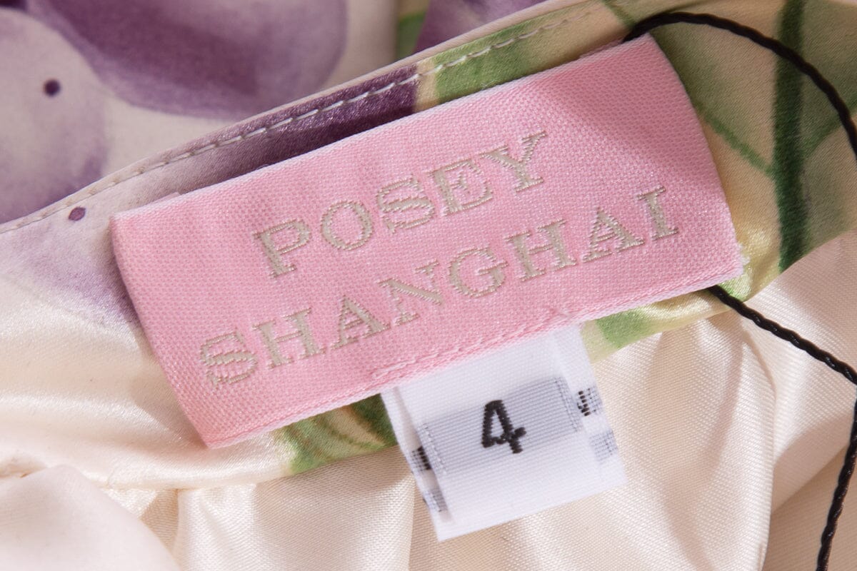 Posey Shanghai Floral Blouse SZ 4 - Image 5