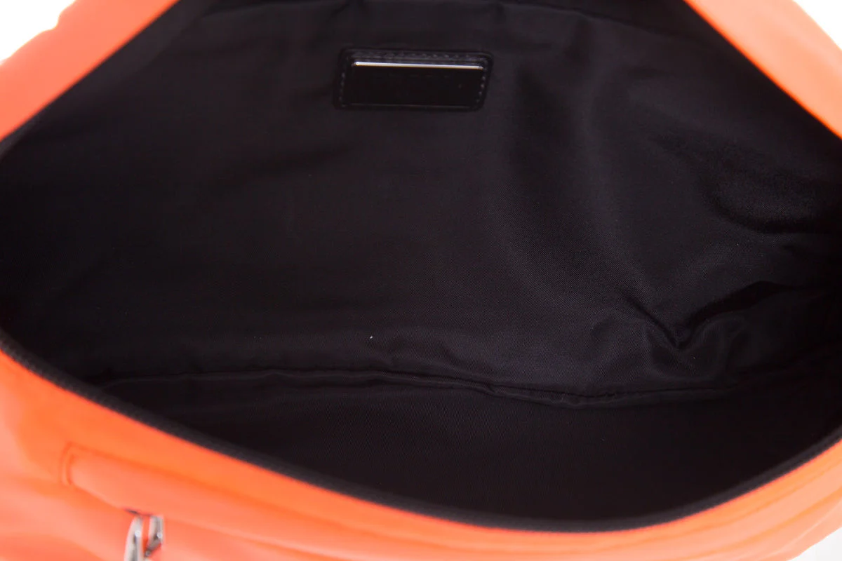 Prada Neon Orange Technical Front Fanny Pack - Image 11
