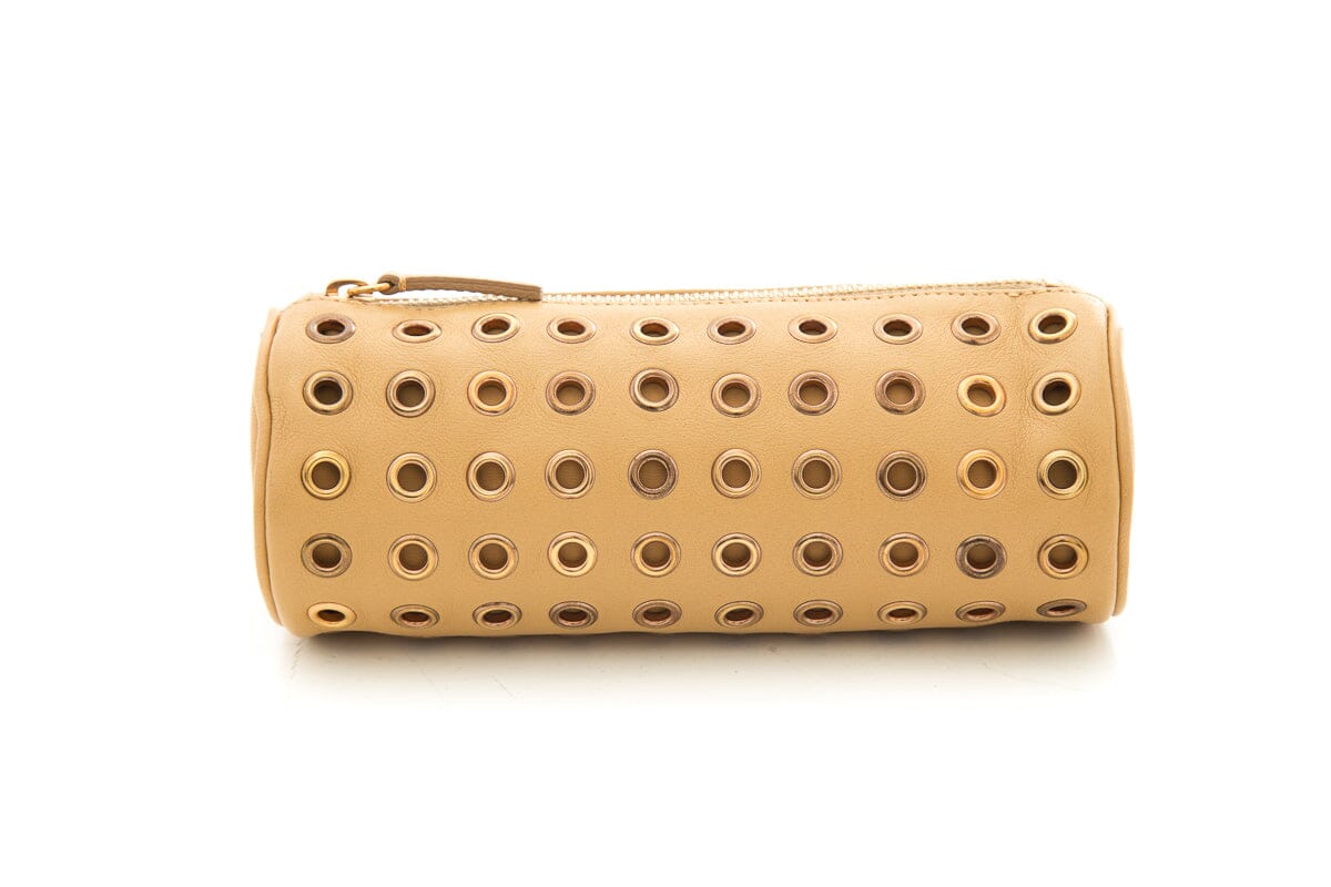 Prada Tan Leather Pouch - Image 3