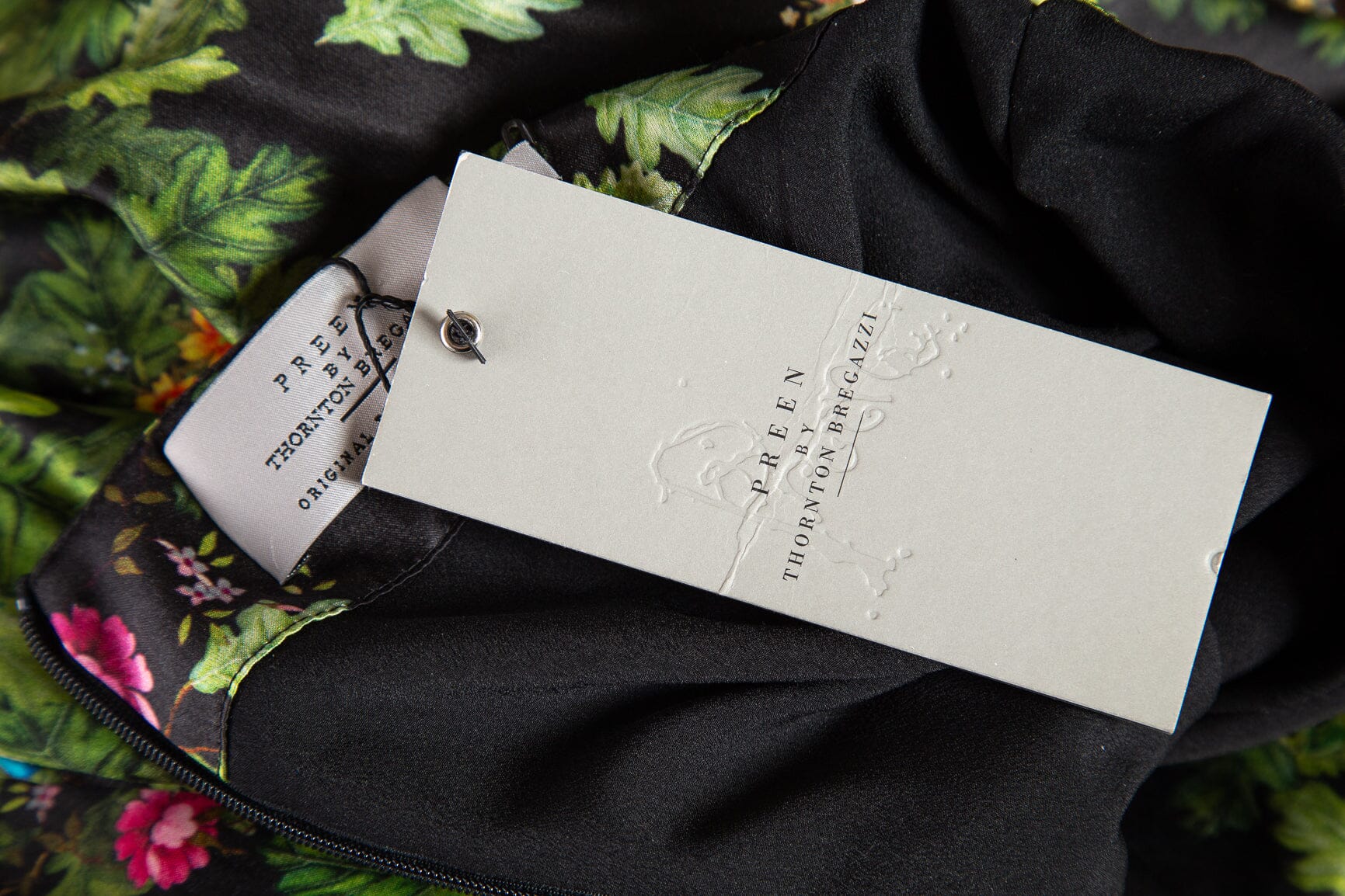 Preen By Thornton Bregazzi Floral & Plaid Sydney Skirt SZ XS NWT - Image 4