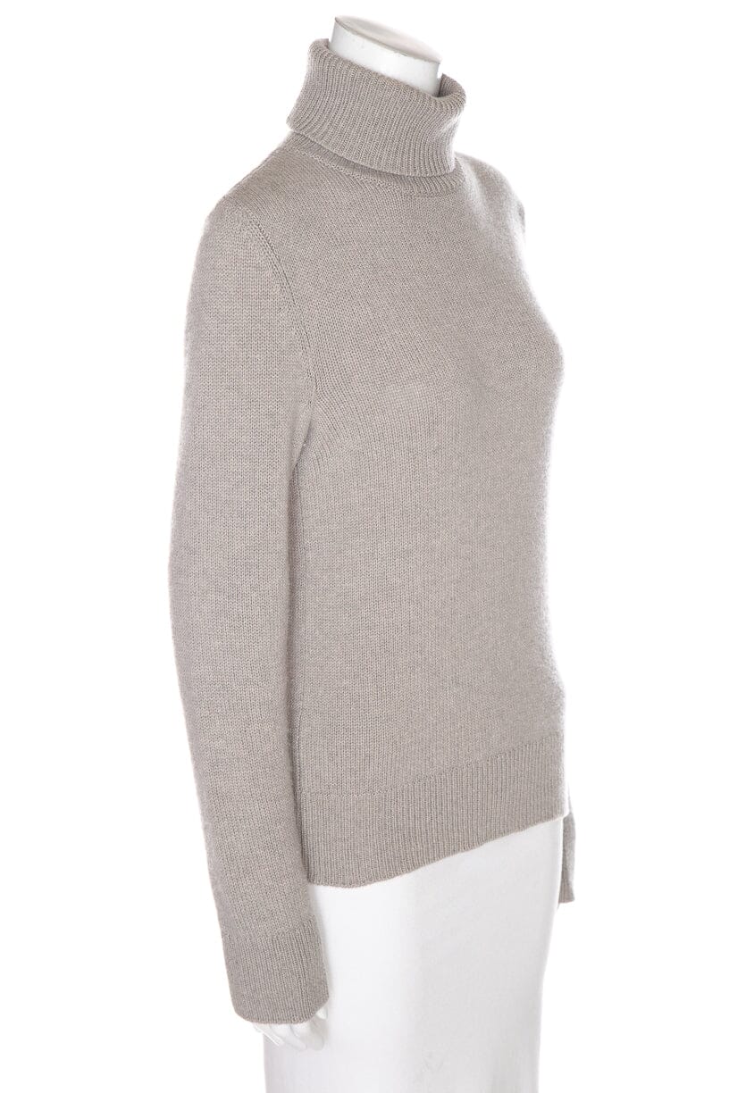 Ralph Lauren Purple Label Grey Cashmere Sweater SZ M - Image 2