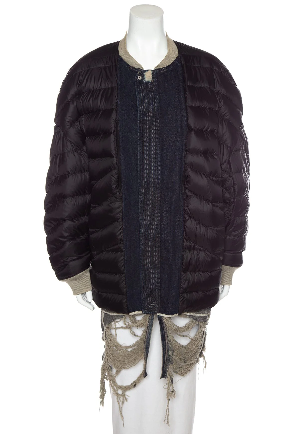 Rick Owens FW23 "Luxor Runway Jumbo Peter Flight" Reversible Jacket SZ 10 - Image 3