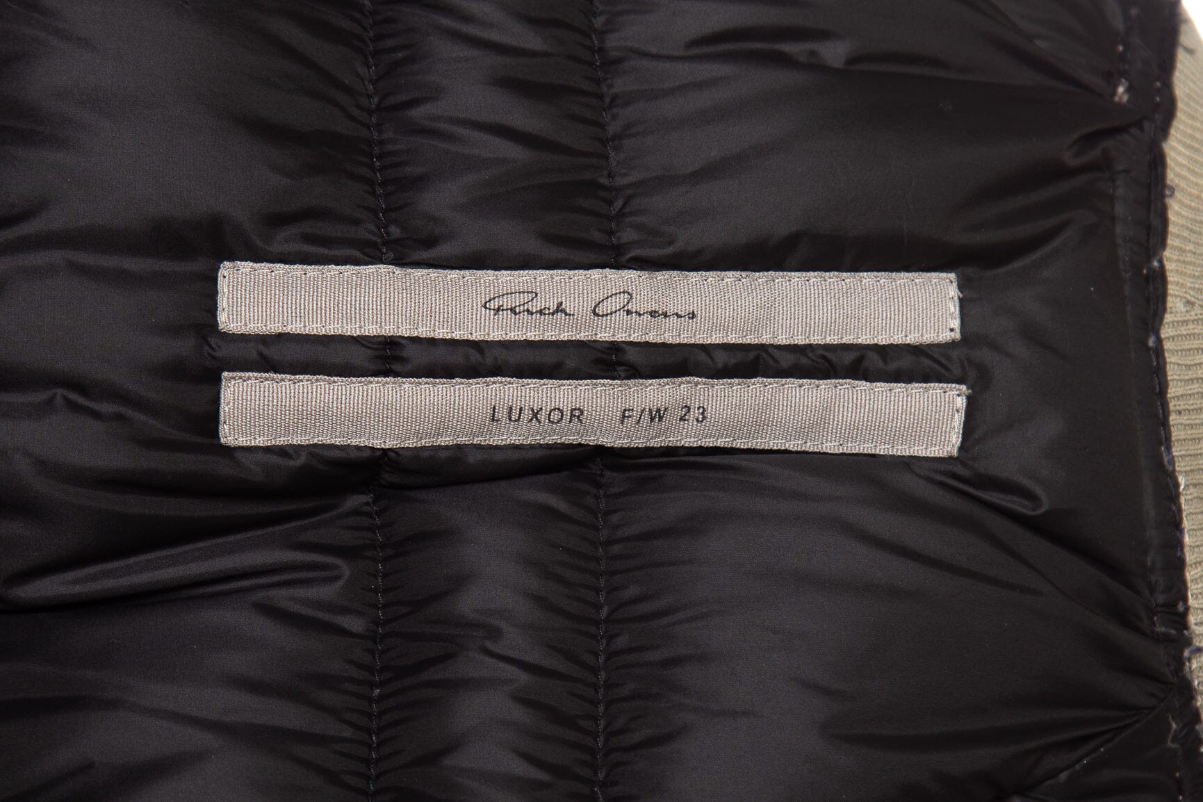 Rick Owens FW23 "Luxor Runway Jumbo Peter Flight" Reversible Jacket SZ 10 - Image 5