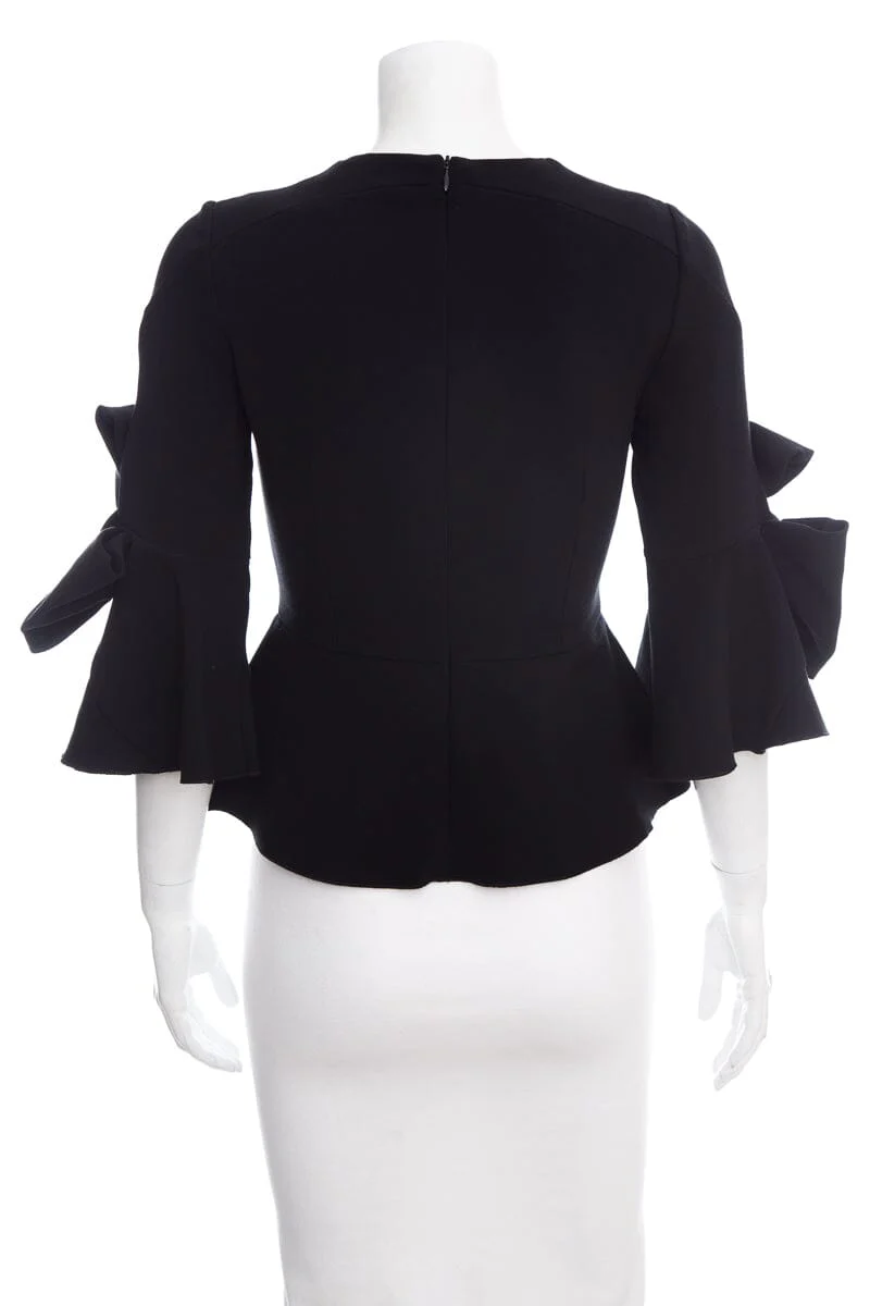 Roksanda Black Blouse SZ 8 - Image 3