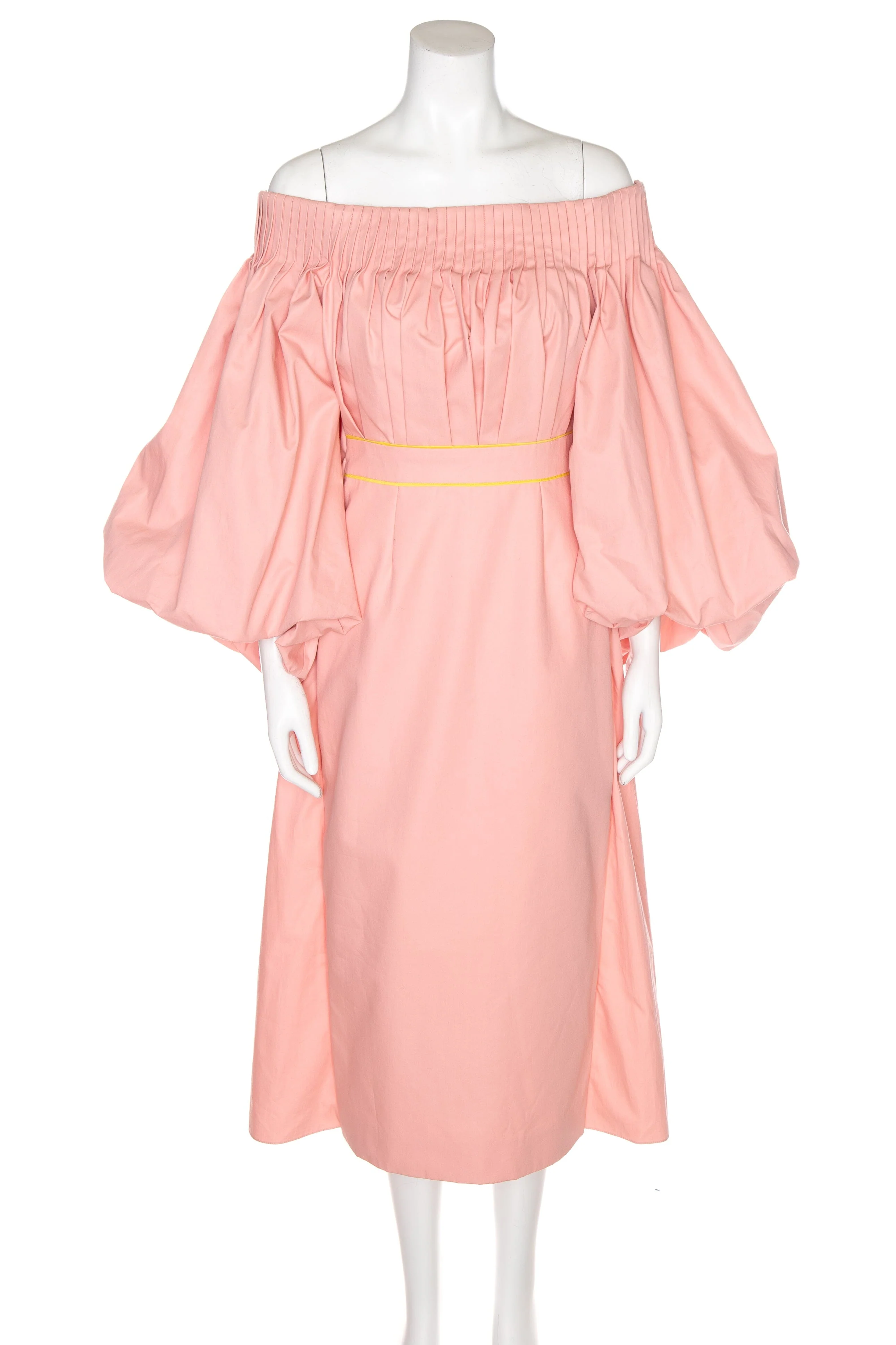 Roksanda Pink Puff Sleeve Maxi Dress SZ 8 NWT