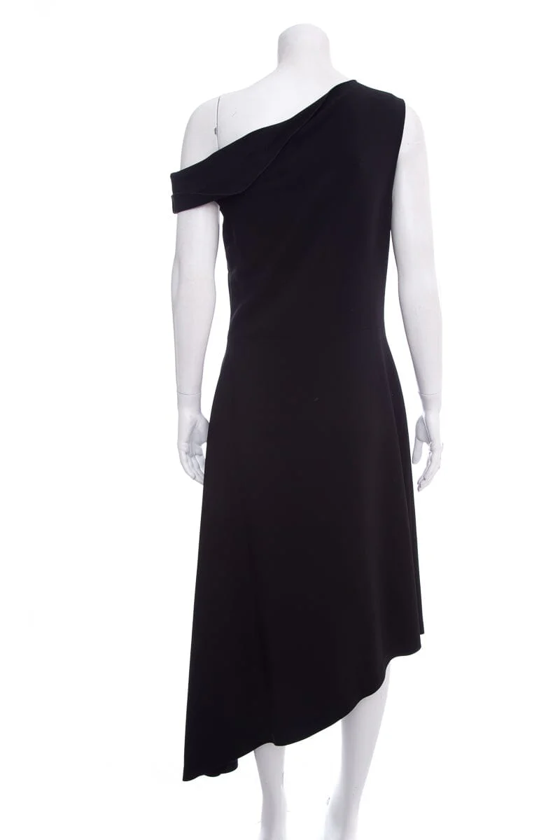 Rosetta Getty Black Drape Effect Dress SZ 8 NWT - Image 3