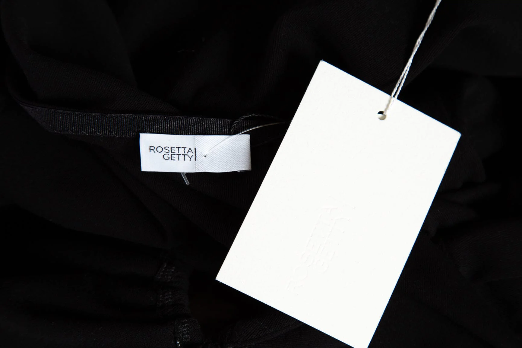 Rosetta Getty Black Long Sleeve Blouse SZ L NWT - Image 4