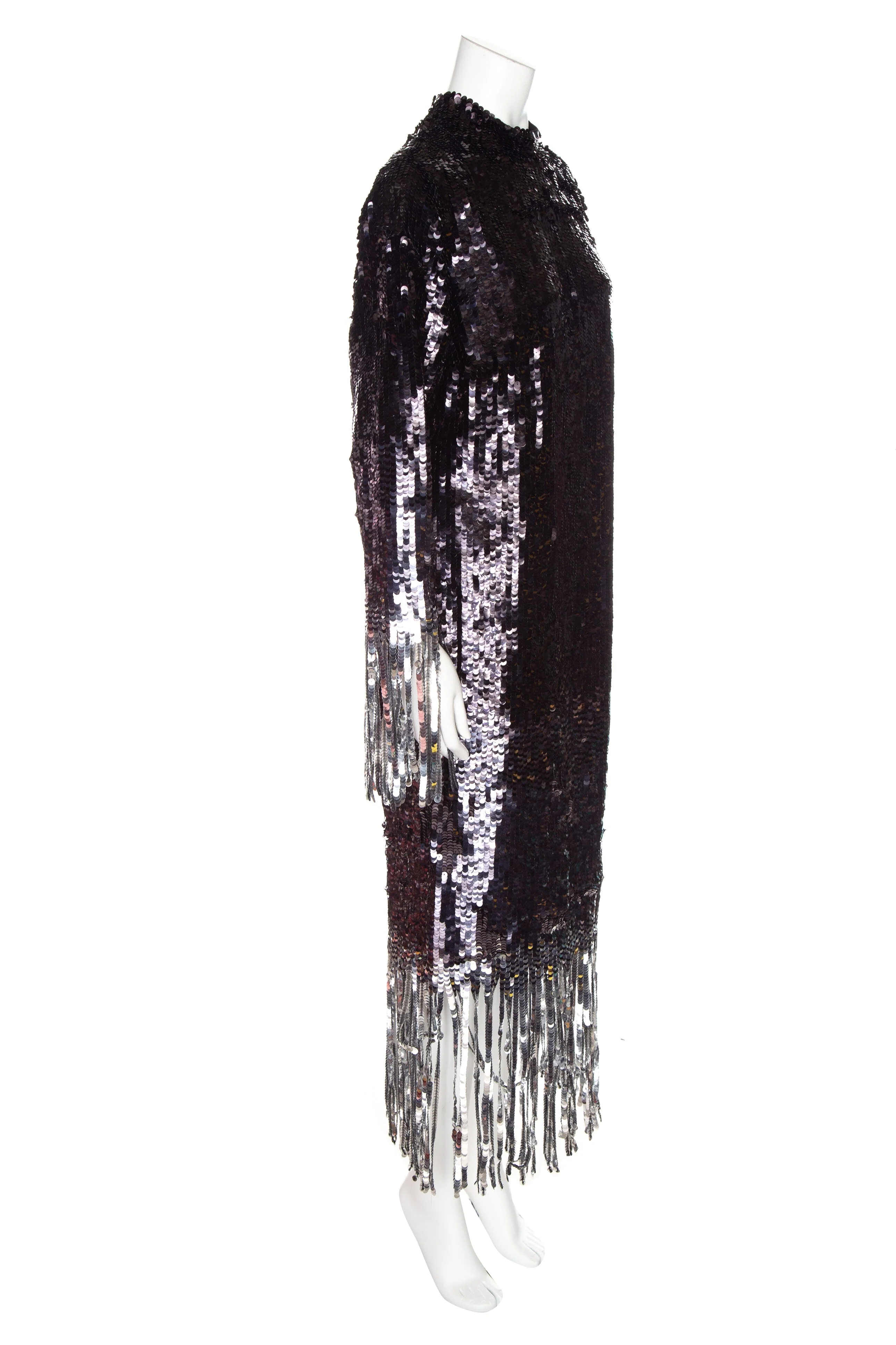 Simkhai Black & Silver Ombre Sequins Dress SZ 4 NWT - Image 2