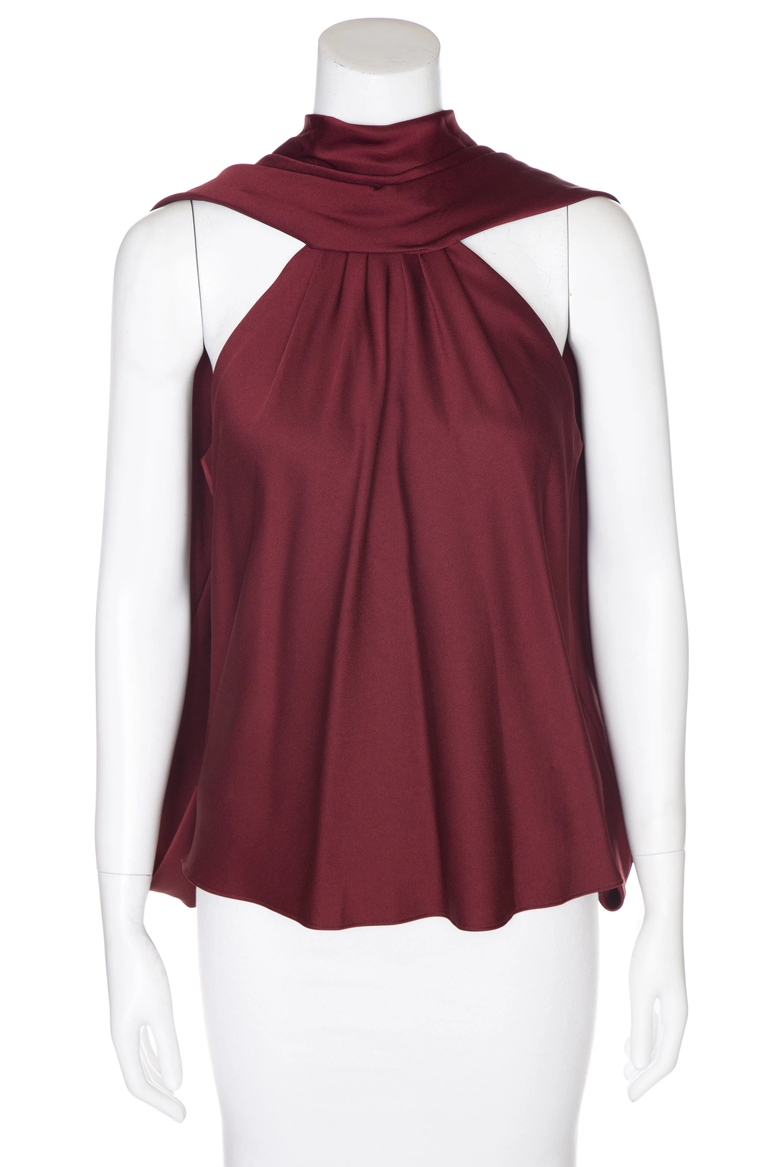 Simkhai Wine Scarlett Cape Top SZ 6 NWT