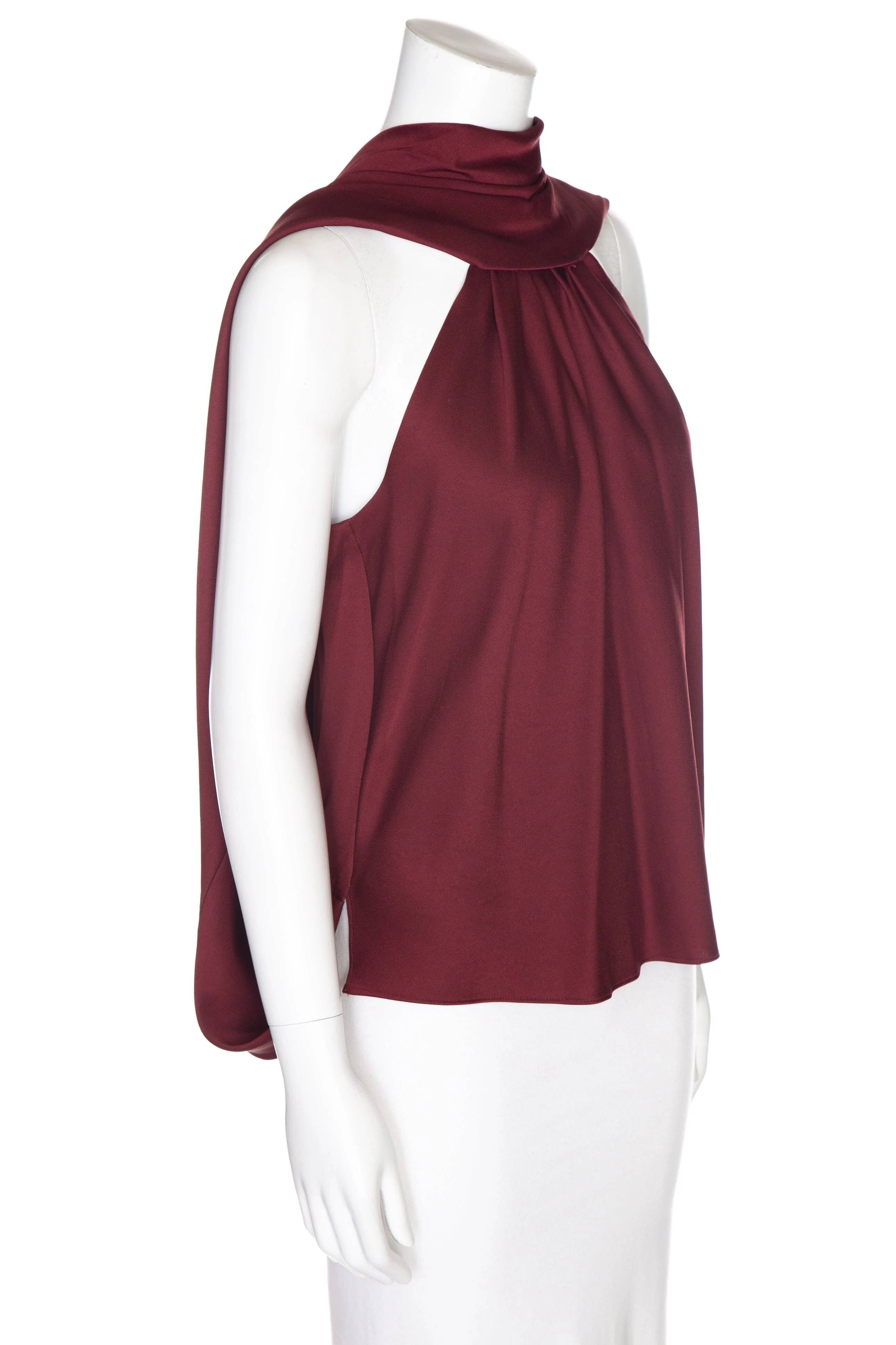 Simkhai Wine Scarlett Cape Top SZ 6 NWT - Image 2