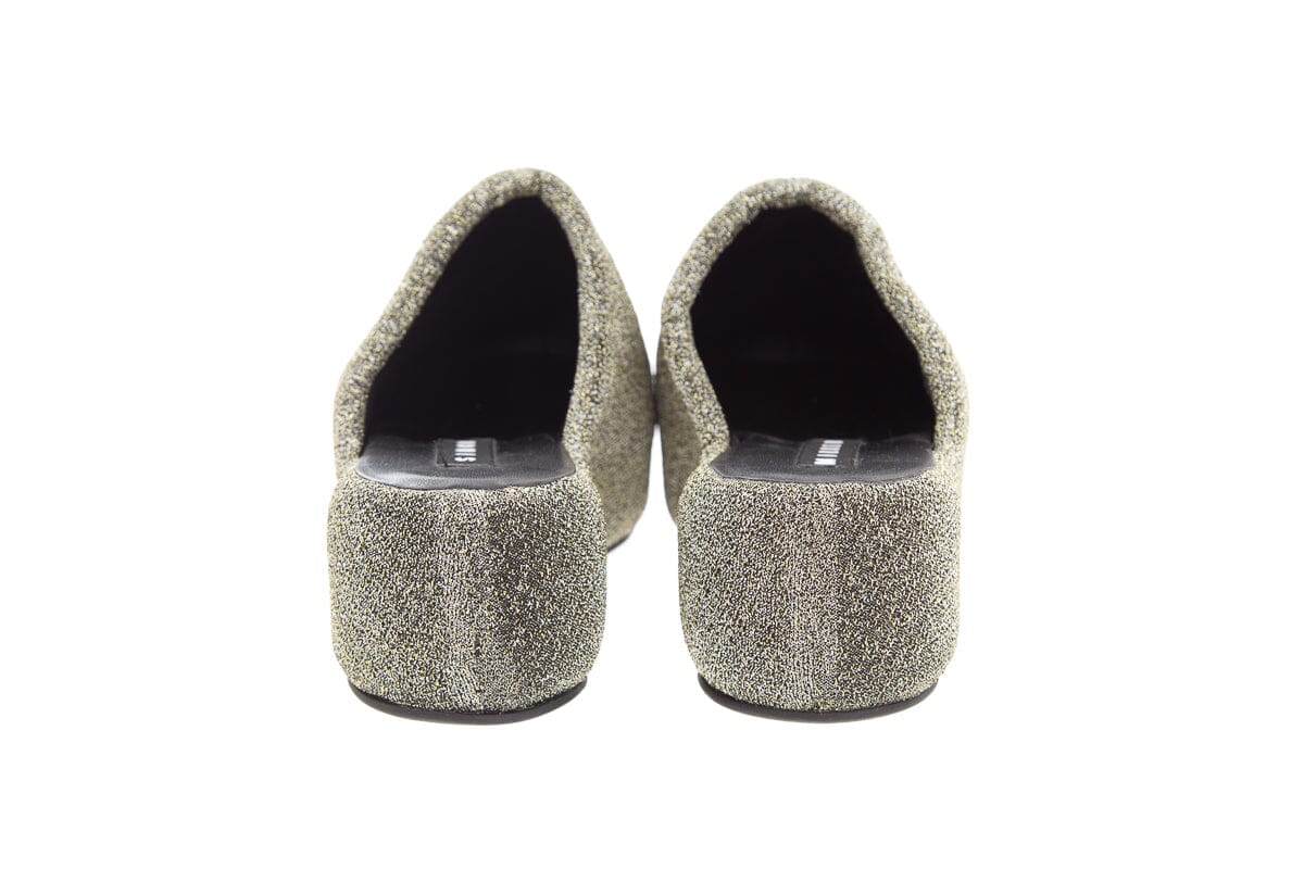 Simon Miller Metallic Lurex Mules SZ 38 - Image 4