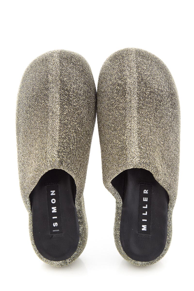 Simon Miller Metallic Lurex Mules SZ 38 - Image 5