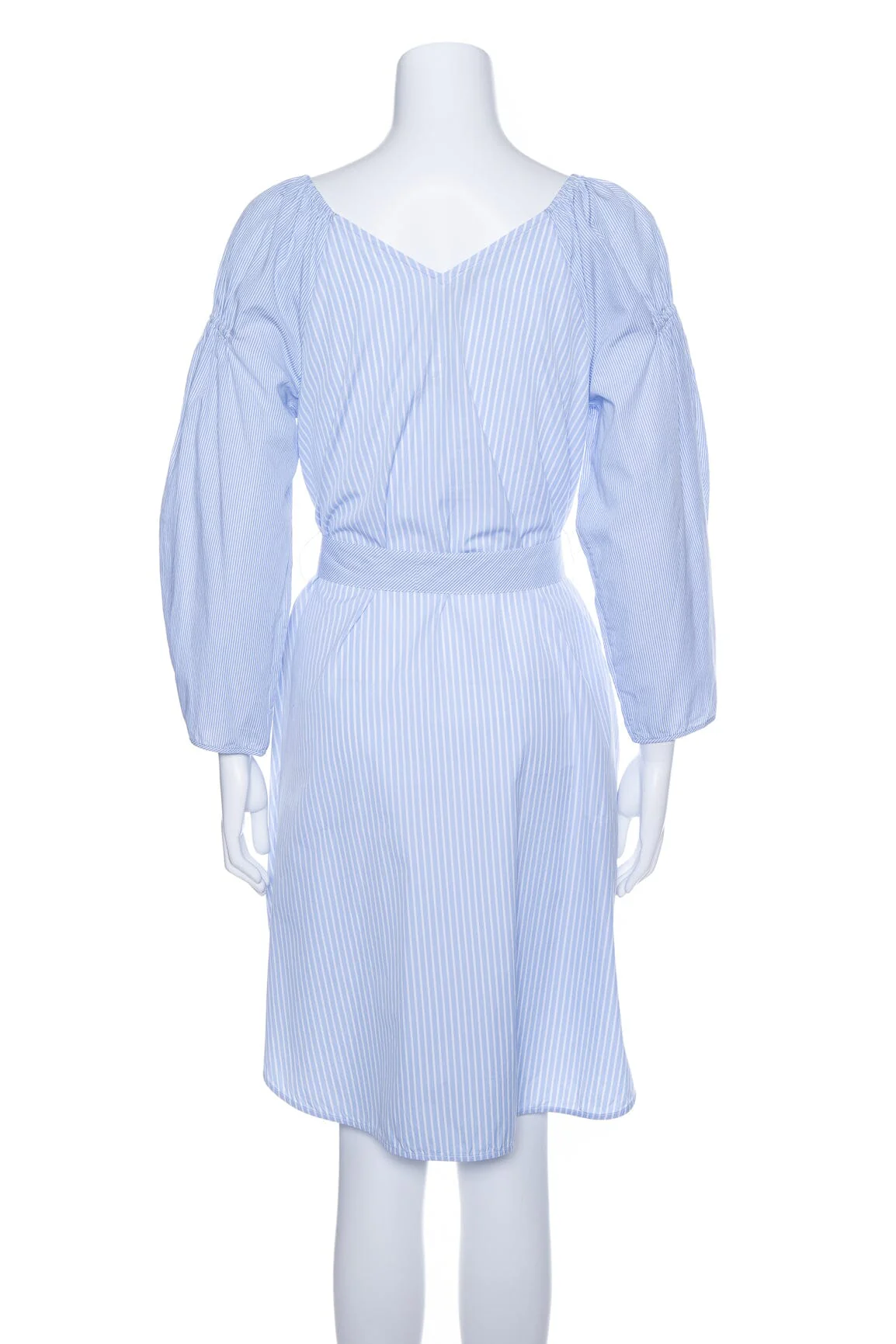Stella McCartney Blue Stripe Cotton Button Down Dress SZ 40 - Image 3