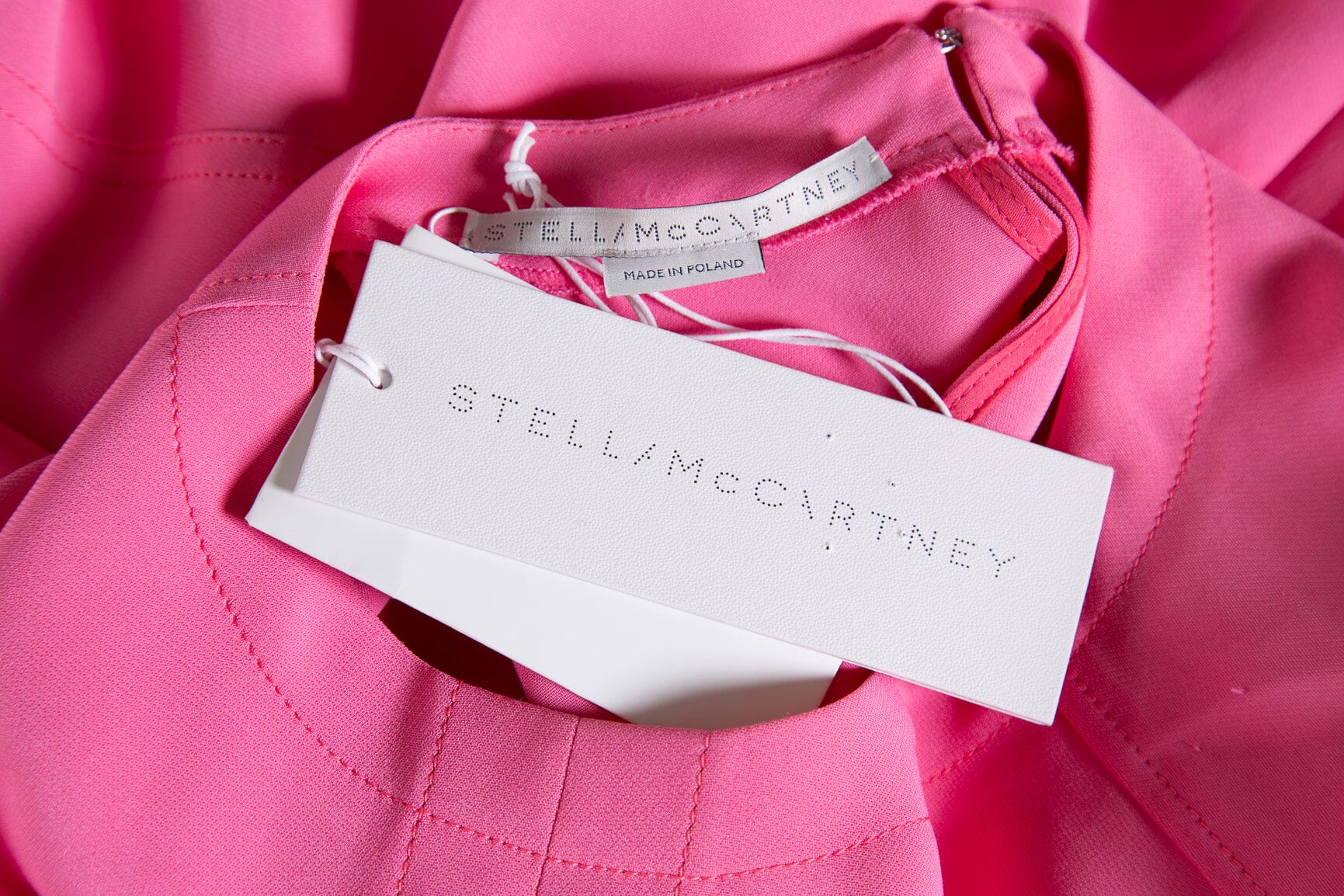 Stella McCartney Pink Shift Short Sleeve Dress SZ 44 NWT - Image 4