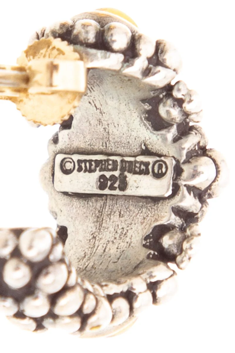 Stephen Dweck Sterling Silver& Stone Earrings - Image 4
