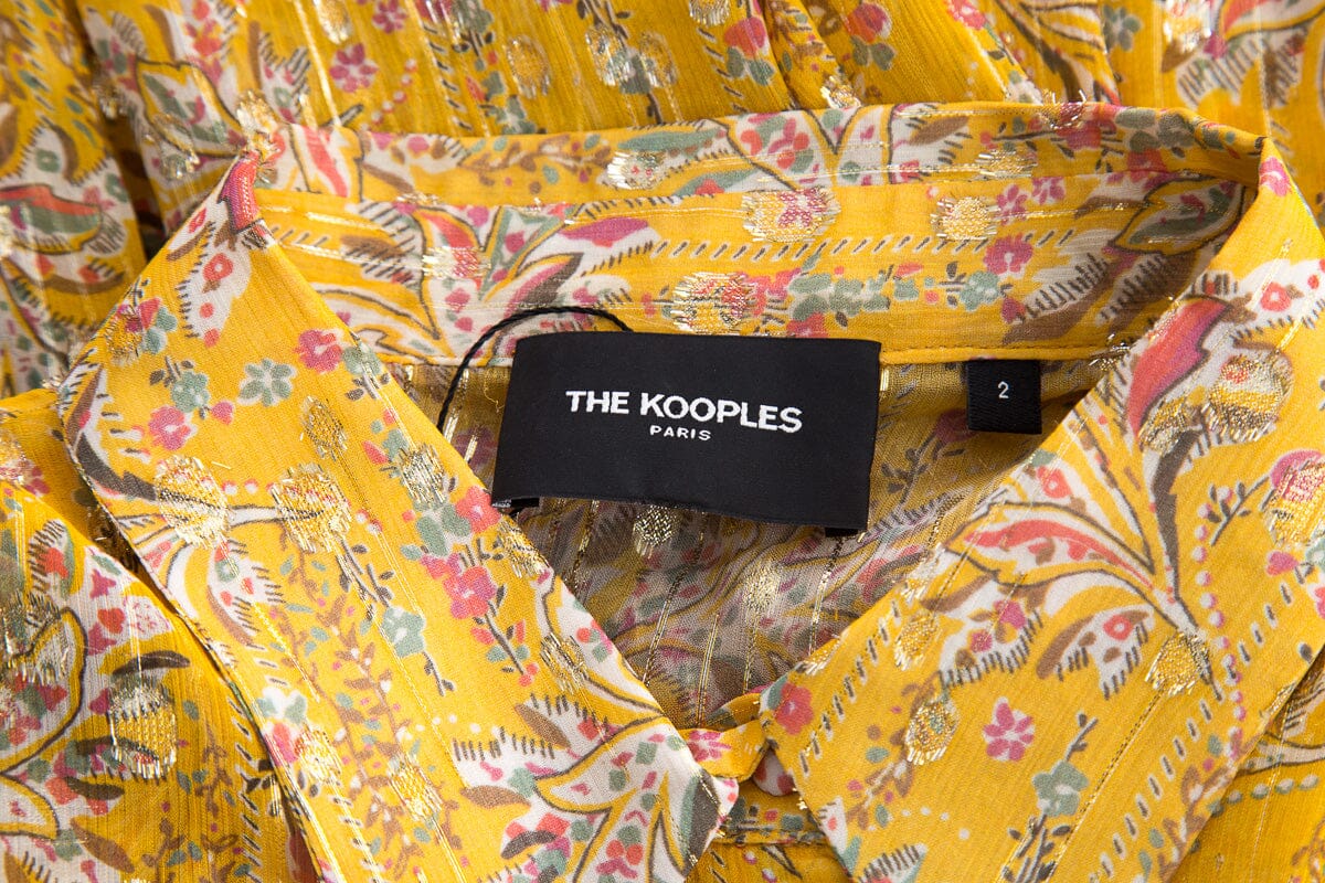 The Kooples Yellow Blouse SZ S - Image 4