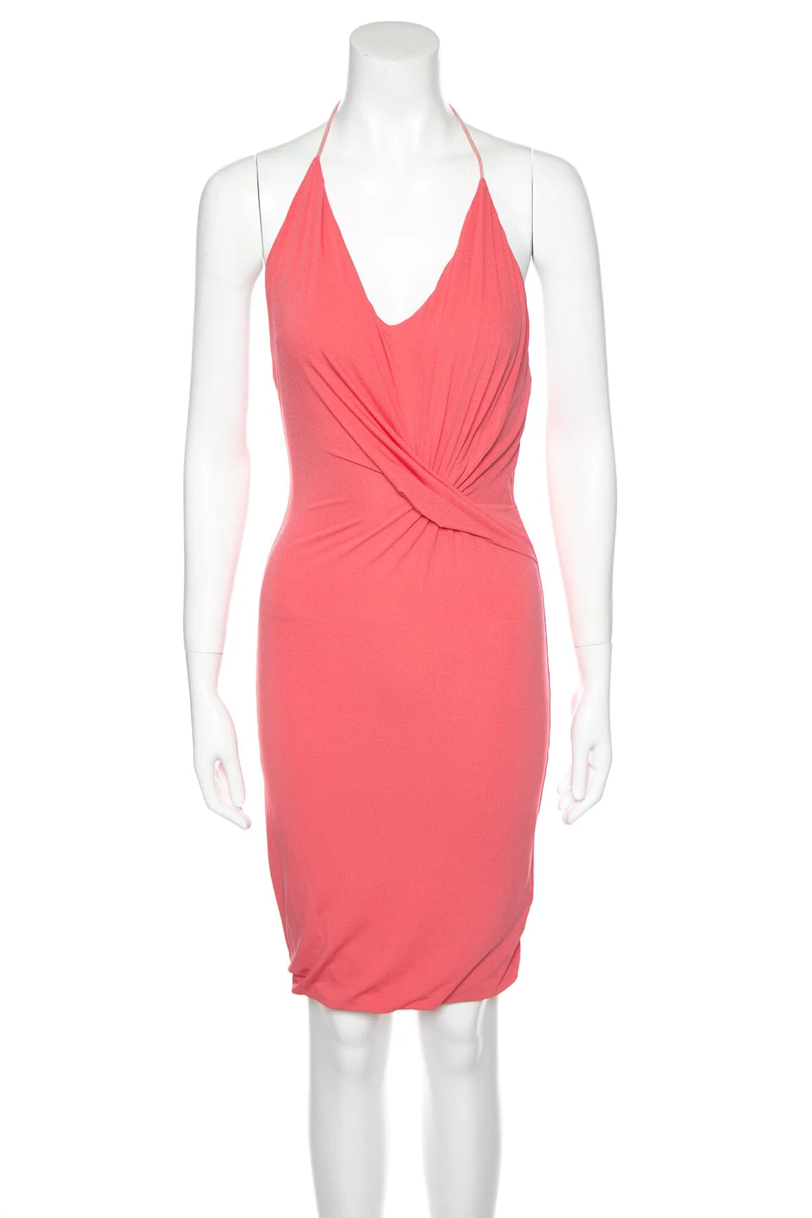 Tom Ford Pink Halter Neck Mini Size 38 Dress